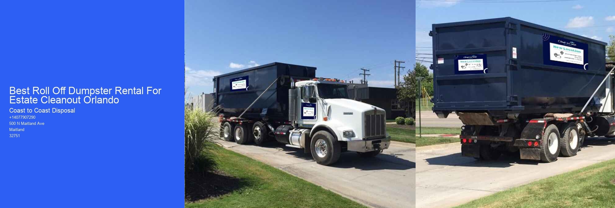 Best Roll Off Dumpster Rental For Estate Cleanout Orlando